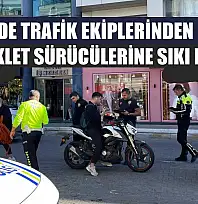Fethiye'de trafik ekiplerinden motosiklet sürücülerine sıkı denetim