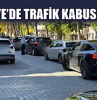 Fethiye'de trafik kabus oldu