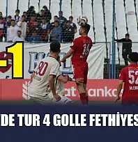 Fethiye'de tur 4 golle Fethiyespor'un: 4-1