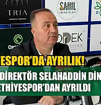 Fethiye'de veda zamanı: Selahaddin Dinçel Fethiyespor'dan ayrıldı