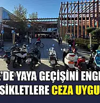 Fethiye'de Yaya Geçişini Engelleyen Motosikletlere Ceza Uygulandı