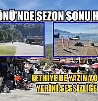 Fethiye'de yazın yoğunluğu yerini sessizliğe bıraktı: Hisarönü'nde sezon sonu huzuru