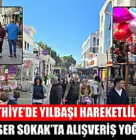 Fethiye'de yılbaşı hareketliliği: Dispanser Sokak'ta alışveriş yoğunluğu