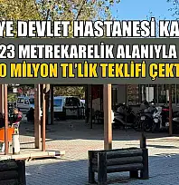 Fethiye Devlet Hastanesi Kantini 23 metrekarelik alanıyla 70 Milyon TL'lik teklifi çekti