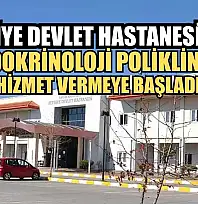 Fethiye Devlet Hastanesi'nde Endokrinoloji Polikliniği hizmet vermeye başladı