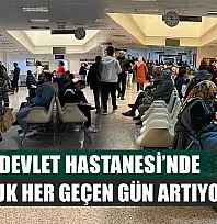 Fethiye Devlet Hastanesi'nde yoğunluk her geçen gün artıyor