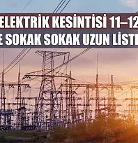 Fethiye Elektrik Kesintisi 11–12 Aralık: Göcek'te Sokak Sokak Uzun Liste