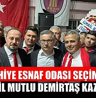 Fethiye Esnaf Odası Seçimini Kamil Mutlu Demirtaş Kazandı