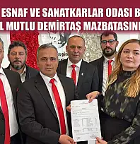 Fethiye Esnaf ve Sanatkarlar Odası Başkanı Kamil Mutlu Demirtaş mazbatasını aldı