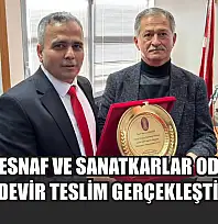 Fethiye Esnaf ve Sanatkarlar Odası'nda devir teslim gerçekleşti