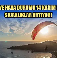Fethiye Hava Durumu 14 Kasım 2025: Sıcaklıklar Artıyor!