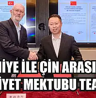 Fethiye ile Çin Arasında İyiniyet Mektubu Teatisi