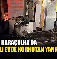 Fethiye Karaçulha'da iki katlı evde korkutan yangın
