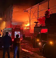 Fethiye'de tersanede tekne yangını