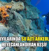Fethiye kıyılarında su altı arkeologlarını heyecanlandıran keşif