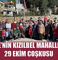 Fethiye'nin Kızılbel Mahallesi'nde 29 Ekim Coşkusu