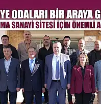 Fethiye Odaları Bir Araya Geldi! Karma Sanayi Sitesi İçin Önemli Adım