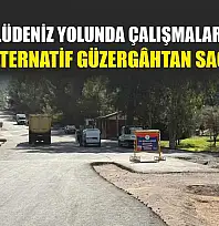 Fethiye-Ölüdeniz yolunda çalışmalar sürüyor: Trafik alternatif güzergâhtan sağlanıyor