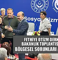 Fethiye Otizm Derneği, Bakanlık Toplantısı'nda bölgesel sorunları aktardı