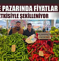Fethiye pazarında fiyatlar mevsim etkisiyle şekilleniyor