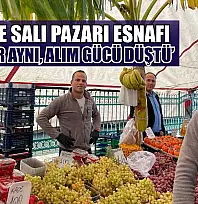 Fethiye Salı Pazarı esnafı: 'Fiyatlar aynı, alım gücü düştü'
