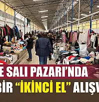 Fethiye Salı Pazarı'nda ayda bir 'İkinci El' alışverişi