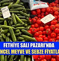 Fethiye Salı Pazarı'nda Güncel Meyve ve Sebze Fiyatları