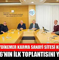 Fethiye Seydikemer Karma Sanayi Sitesi Kooperatifi 2026'nın ilk toplantısını yaptı