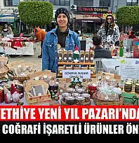 Fethiye Yeni Yıl Pazarı'nda doğal ve coğrafi işaretli ürünler öne çıkıyor