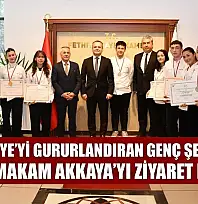 Fethiye'yi gururlandıran genç şefler Kaymakam Akkaya'yı ziyaret etti