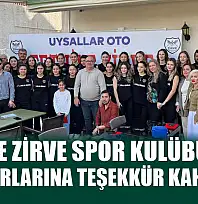 Fethiye Zirve Spor Kulübü'nden sponsorlarına teşekkür kahvaltısı