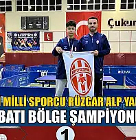 Fethiyeli Milli Sporcu Rüzgar Alp Yalçınkaya Güneybatı Bölge Şampiyonu oldu