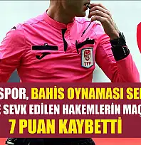 Fethiyespor, Bahis Oynaması Sebebiyle Disipline Sevk Edilen Hakemlerin Maçlarında 7 Puan Kaybetti
