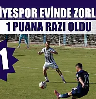 Fethiyespor evinde zorlandı, 1 puana razı oldu: 1-1