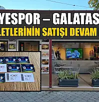 Fethiyespor – Galatasaray maç biletlerinin satışı devam ediyor
