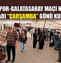 Fethiyespor-Galatasaray maçı nedeniyle Salı Pazarı 'Çarşamba' günü kurulacak