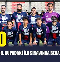 Fethiyespor, kupadaki ilk sınavında berabere kaldı: 0-0
