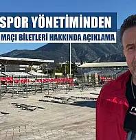 Fethiyespor Yönetiminden Galatasaray Maçı Biletleri Hakkında Açıklama