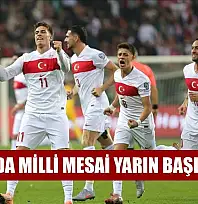 Futbolda milli mesai yarın başlayacak