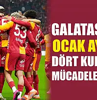 Galatasaray ocak ayında dört kulvarda mücadele edecek