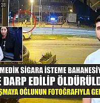 Genç paramedik sigara isteme bahanesiyle gasp ve darp edilip öldürüldü, anne duruşmaya oğlunun fotoğrafıyla geldi