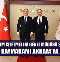 Gençlik ve Spor Bakanlığı Genel Müdürü Şahin'den Fethiye Kaymakamı Akkaya'ya ziyaret