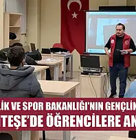 Gençlik ve Spor Bakanlığı'nın gençlik projeleri Menteşe'de öğrencilere anlatıldı
