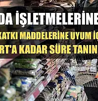 Gıda işletmelerine, gıda katkı maddelerine uyum için 1 Mart'a kadar süre tanındı