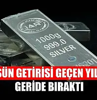 Gümüşün getirisi geçen yıl altını geride bıraktı