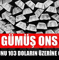 Gümüşün onsu rekorunu 103 doların üzerine çıkardı