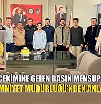 Haber çekimine gelen basın mensuplarına 'Fethiye Emniyet Müdürlüğü'nden anlamlı jest