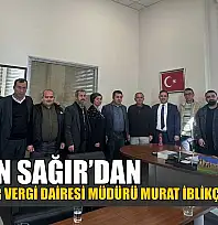 Harun Sağır'dan Seydikemer Vergi Dairesi Müdürü Murat İblikçi'ye ziyaret