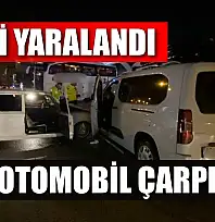 İki Otomobil Çarpıştı: 3 Kişi Yaralandı