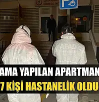 İlaçlama yapılan apartmandaki 7 kişi hastanelik oldu